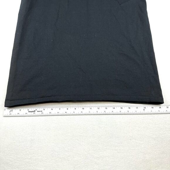 Champion Blue Bar Vintage 70s Black Big Stitched Logo T Shirt Men’s L - Picture 9 of 10